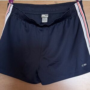 C9 by Champion Navy Shorts with White and Red Side Stripes